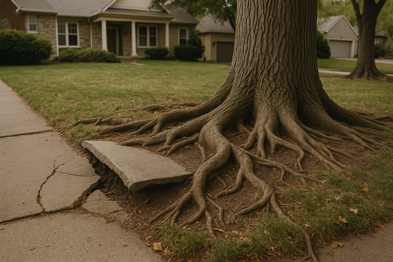 tree root damage signs - Identify Tree Root Damage Signs in Kansas City | Grade A Tree Care Kansas City