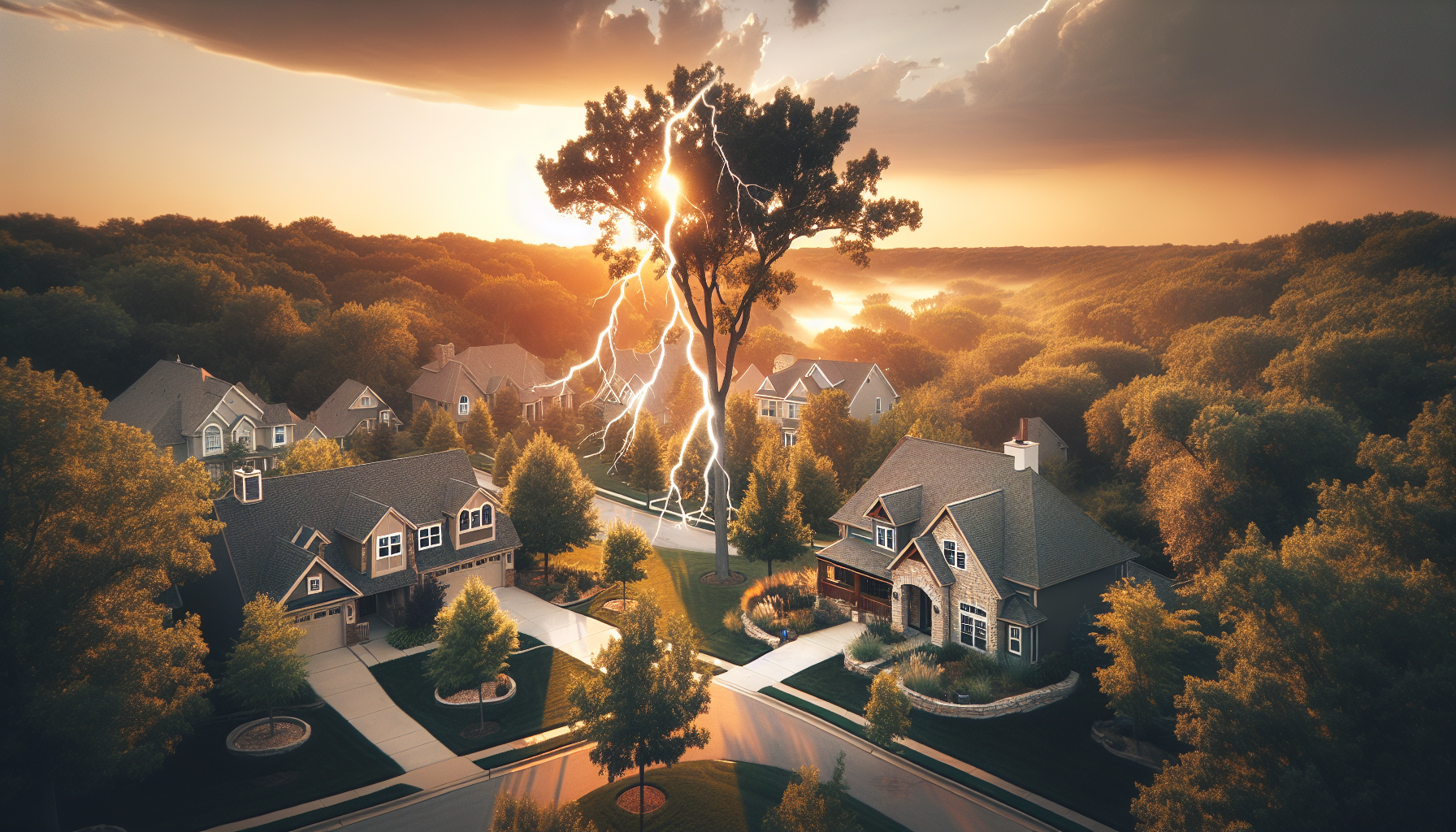 tree lightning damage prevention - Prevent Tree Lightning Damage in Kansas City | Grade A Tree Care Kansas City