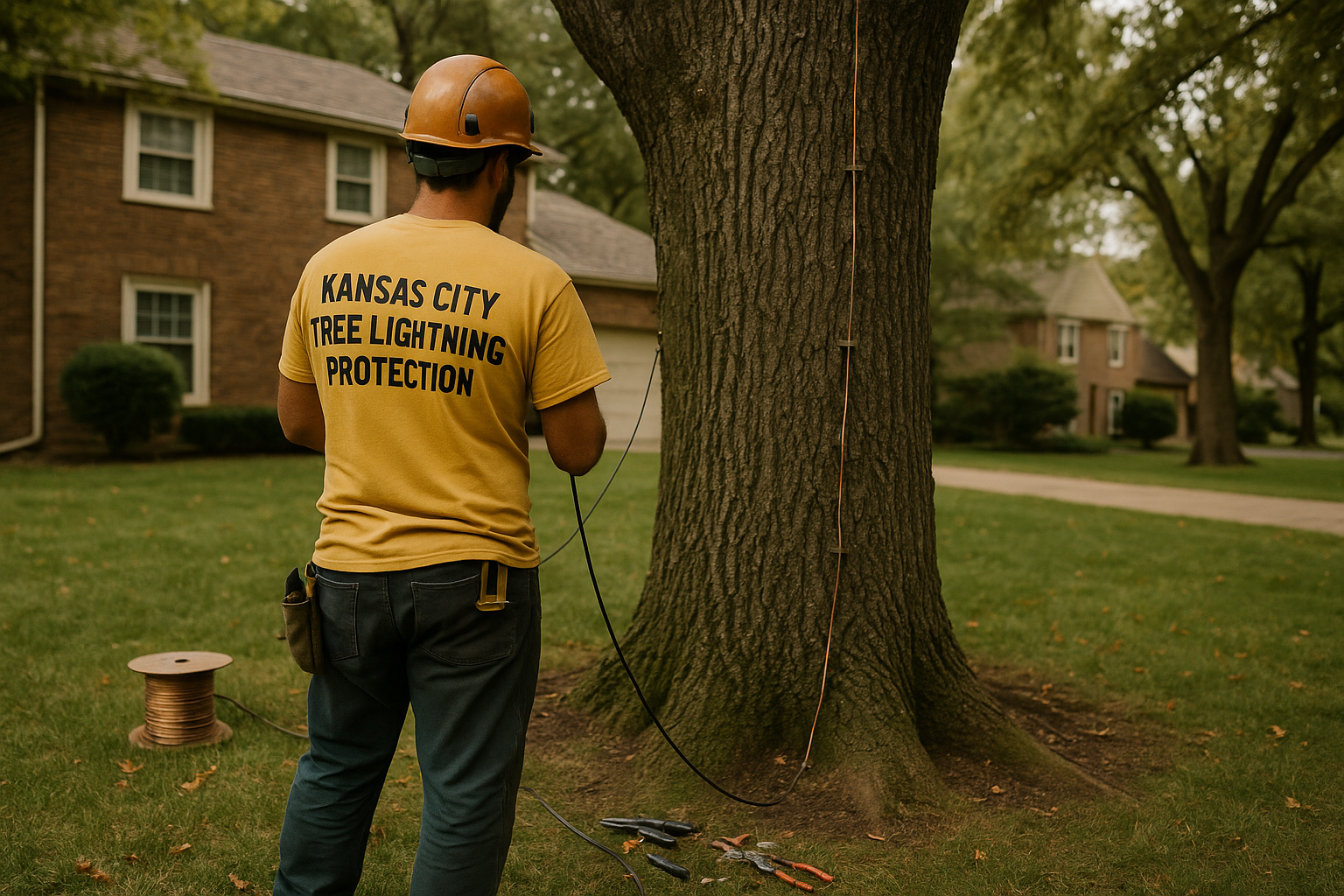 Kansas City Tree Lightning Protection - Protect Trees with Lightning Rods in Kansas City | Grade A Tree Care Kansas City